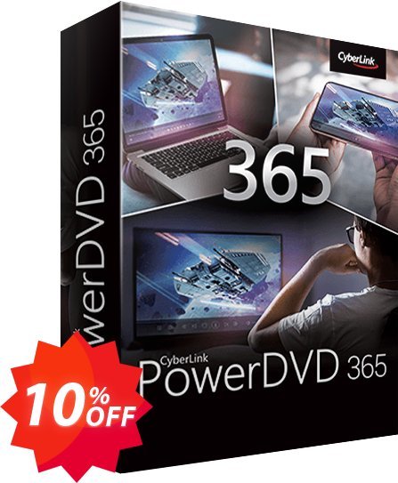 PowerDVD 365 Coupon code 10% discount 
