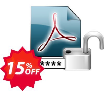 Recover PDF Password, Network Edition - up to 10 computers  Coupon code 15% discount 