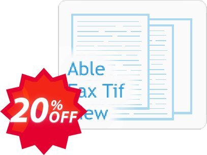 Able Fax Tif View Coupon code 20% discount 