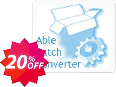 Able Batch Converter Coupon code 20% discount 
