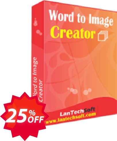 LantechSoft Word to Image Creator Coupon code 25% discount 
