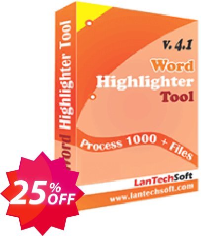 LantechSoft Word Highlighter Tool Coupon code 25% discount 