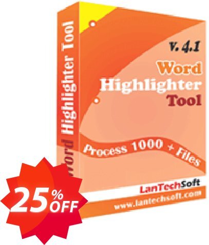 LantechSoft Word Highlighter Tool Coupon code 25% discount 