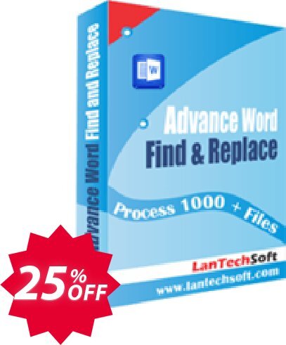 LantechSoft Advance Word Find & Replace Pro Coupon code 25% discount 