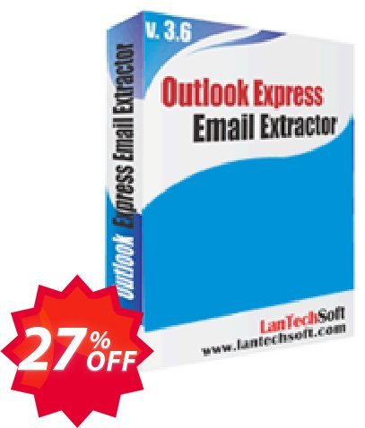 LantechSoft Email Extractor Outlook Express Coupon code 27% discount 