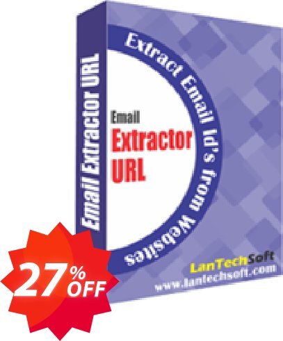 LantechSoft Email Extractor URL Coupon code 27% discount 