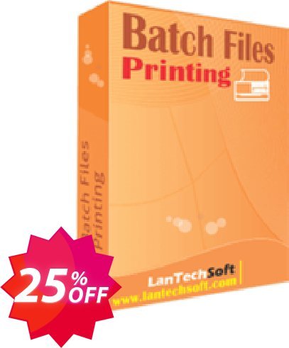 LantechSoft Batch Files Printing Coupon code 25% discount 