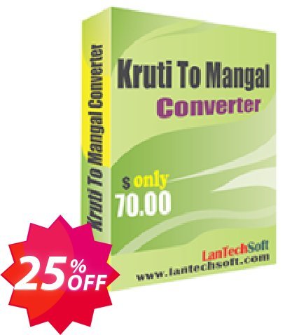LantechSoft Kruti to Mangal Converter Coupon code 25% discount 