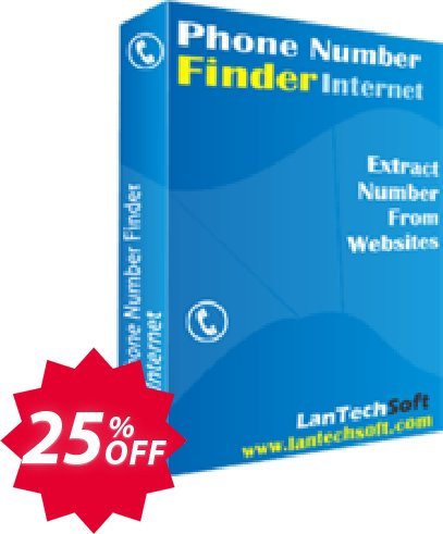 LantechSoft Phone Number Finder Internet Coupon code 25% discount 