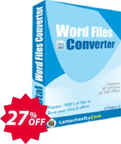 LantechSoft Total Word Files Converter Coupon code 27% discount 