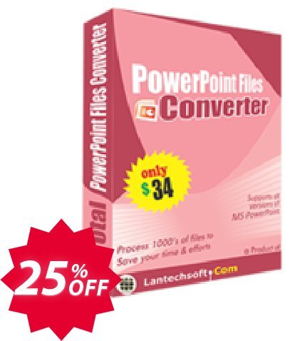 LantechSoft Total Power Point Files Converter Coupon code 25% discount 
