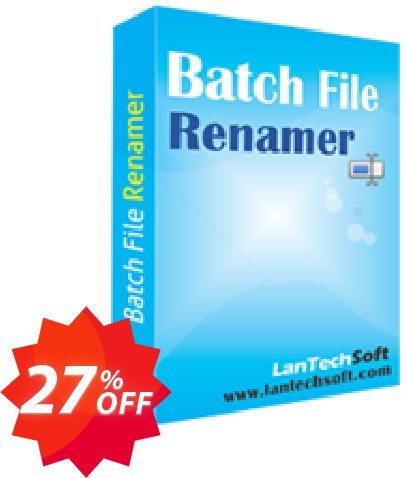 LantechSoft Batch File Renamer Coupon code 27% discount 