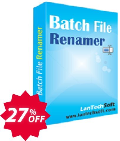 LantechSoft Batch File Renamer Coupon code 27% discount 