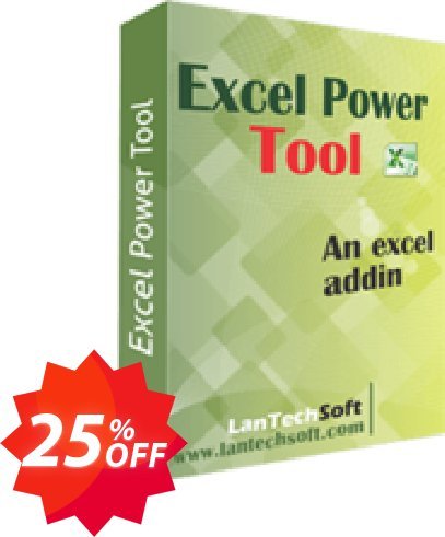 LantechSoft Excel Power Tool Coupon code 25% discount 