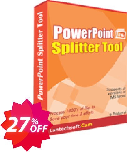 LantechSoft PowerPoint Splitter Tool Coupon code 27% discount 