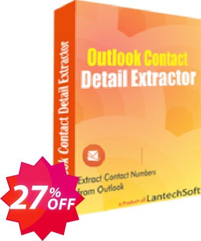 LantechSoft Outlook Contact Detail Extractor Coupon code 27% discount 