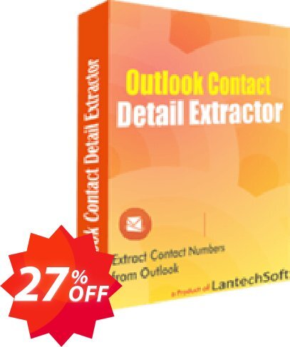 LantechSoft Outlook Contact Detail Extractor Coupon code 27% discount 