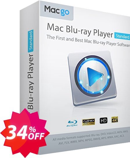 MACgo MAC Blu-ray Player Coupon code 34% discount 