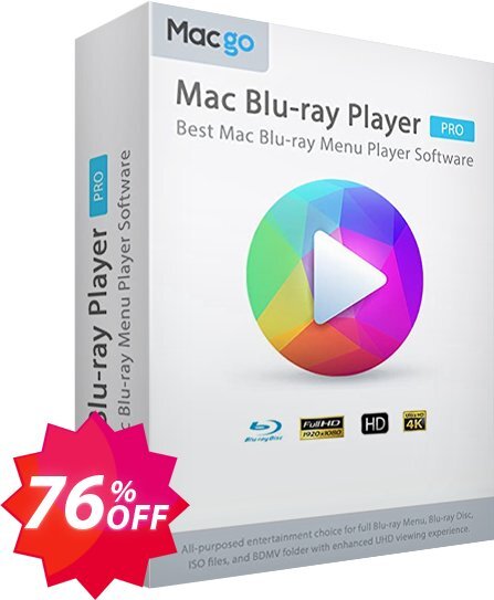 MACgo MAC Blu-ray Player Pro Coupon code 76% discount 