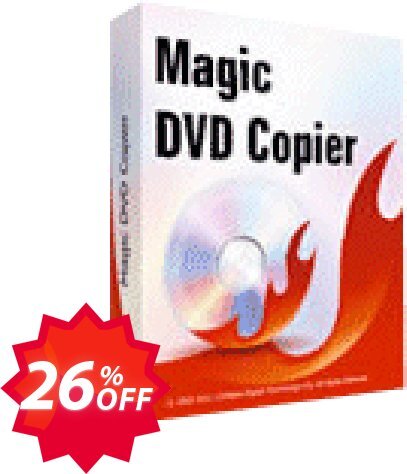 Magic DVD Copier, Full Plan + Yearly Upgrades  Coupon code 26% discount 