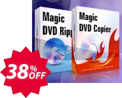 Magic DVD Ripper + Magic DVD Copier, Full Plan + Yearly Upgrades  Coupon code 38% discount 