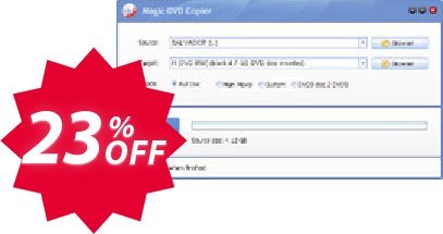Magic DVD Copier, Full Plan + 2 Years Upgrades  Coupon code 23% discount 
