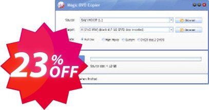 Magic DVD Copier, Full Plan + 2 Years Upgrades  Coupon code 23% discount 