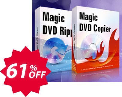 Magic DVD Ripper + Magic DVD Copier Full Plan - Lifetime Upgrades Coupon code 61% discount 