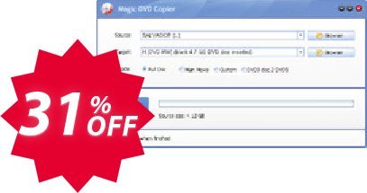Magic DVD Copier - Lifetime Upgrades Coupon code 31% discount 