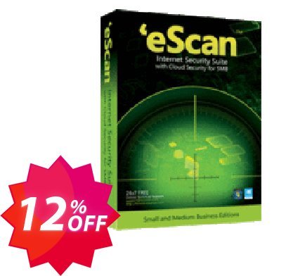 eScan Internet Security Suite, ISS with Cloud Security for SMB Coupon code 12% discount 