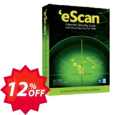 eScan Internet Security Suite, ISS with Cloud Security for SMB Coupon code 12% discount 