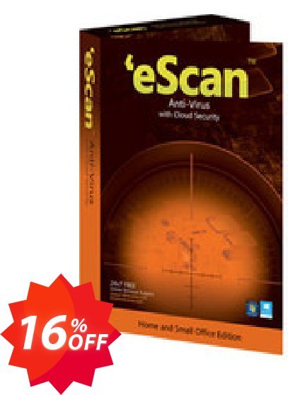 eScan Anti-Virus with Cloud Coupon code 16% discount 