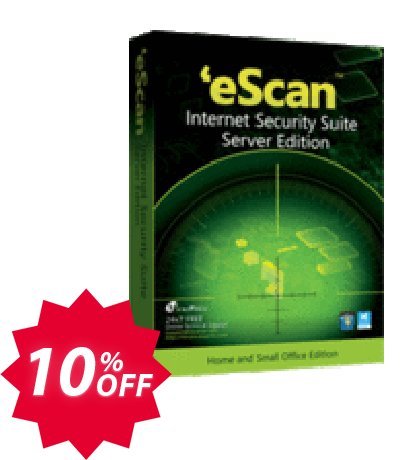 eScan Internet Security Suite, Server Edition  Coupon code 10% discount 