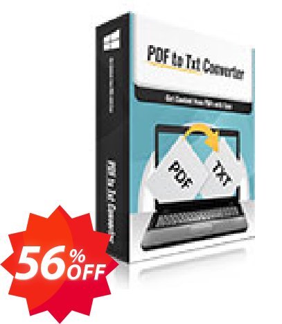 PDFtoTxt Converter Coupon code 56% discount 