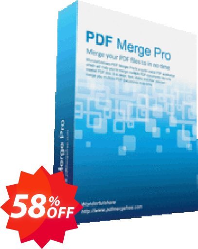 Wonderfulshare PDF Merge Pro Coupon code 58% discount 