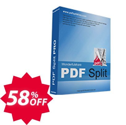 Wonderfulshare PDF Split Pro Coupon code 58% discount 