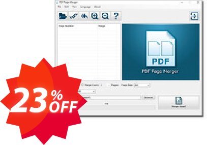 Reezaa PDF Page Merger Pro Coupon code 23% discount 