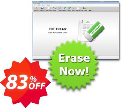 Reezaa PDF Eraser PRO Coupon code 83% discount 