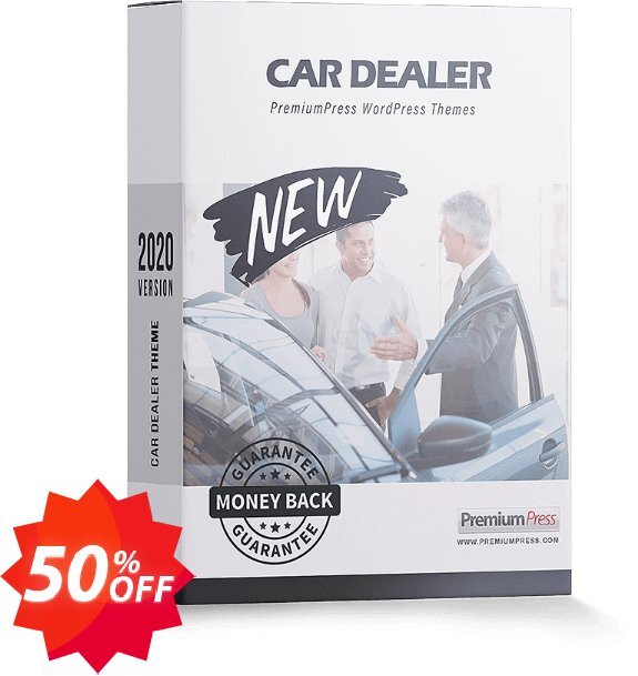 PremiumPress Car Dealer Theme Coupon code 50% discount 