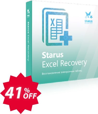 Starus Excel Recovery Coupon code 41% discount 