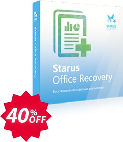Starus Office Recovery Coupon code 40% discount 