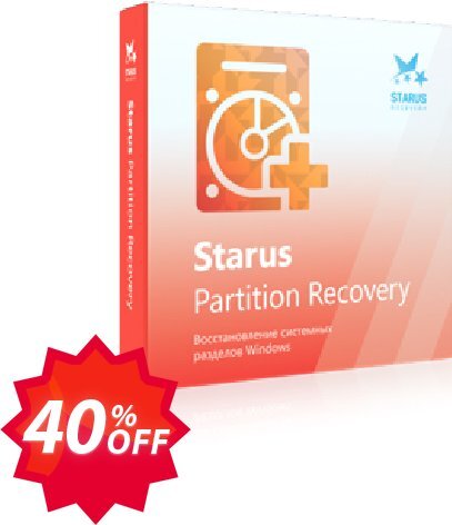 Starus Partition Recovery Coupon code 40% discount 