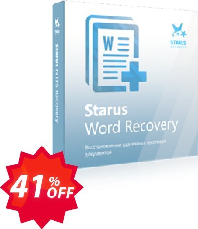 Starus Word Recovery Coupon code 41% discount 