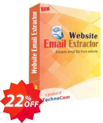 Website Email Extractor Coupon code 22% discount 