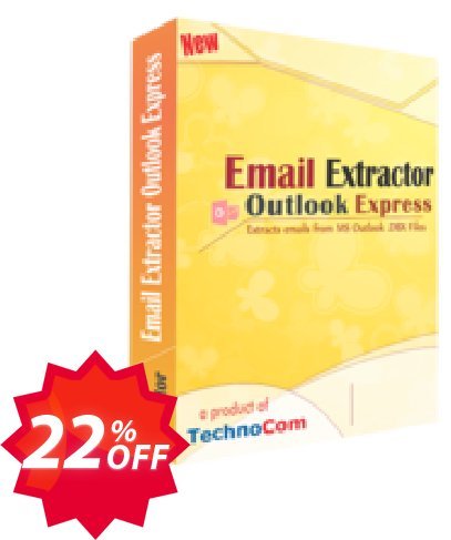 Email Extractor Outlook Express Coupon code 22% discount 