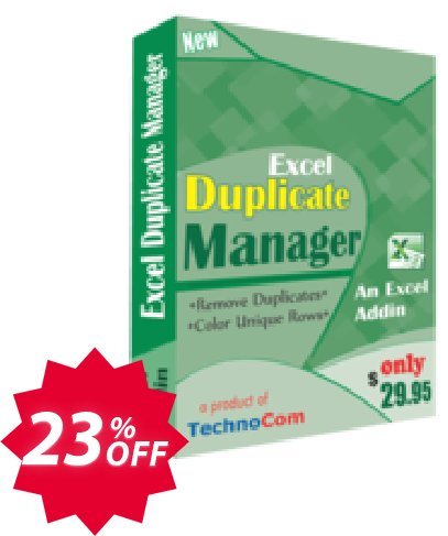 Execl Duplicate Manager Coupon code 23% discount 