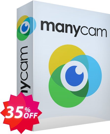 ManyCam Enterprise, 5 users  Coupon code 35% discount 
