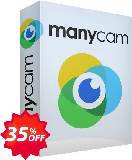 ManyCam Enterprise, 5 users Lifetime Coupon code 35% discount 