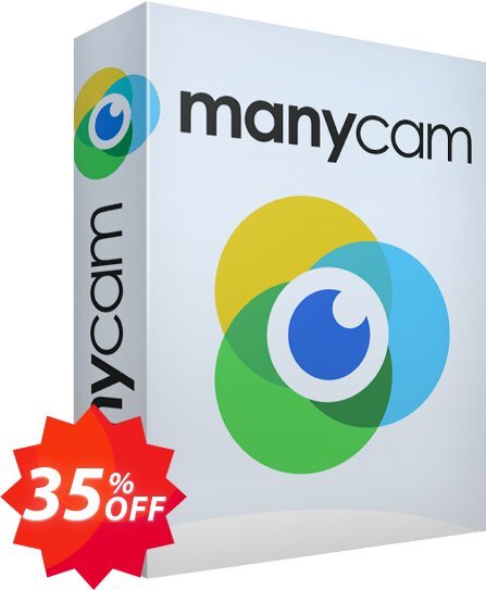 ManyCam Enterprise, 3 users Lifetime Coupon code 35% discount 