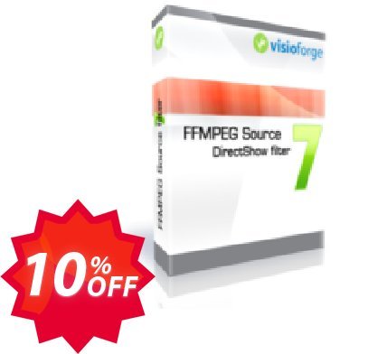 FFMPEG Source DirectShow filter - One Developer Coupon code 10% discount 